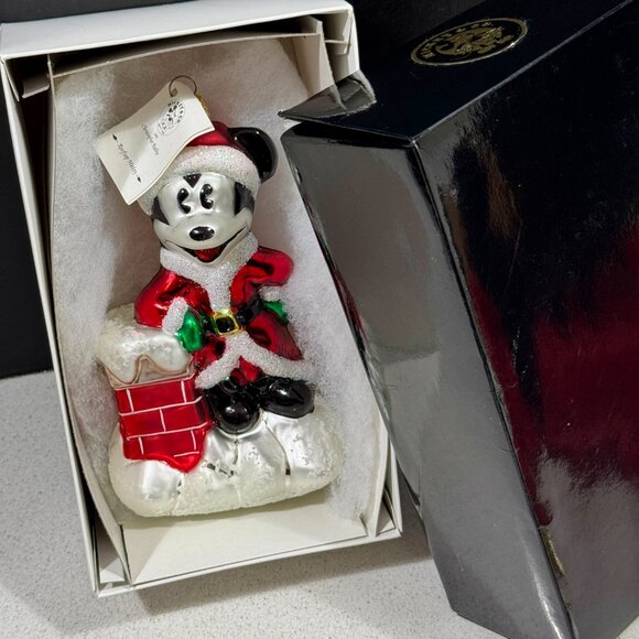 Christopher Radko 1997 Disney Rooftop Mickey Ornament 97-DIS-32 Vintage - Picture 1 of 11